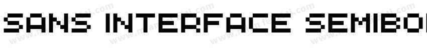 Sans Interface Semibold字体转换